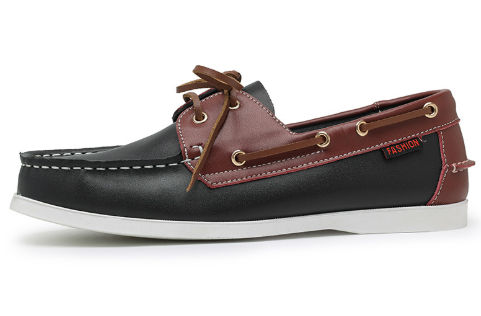 Menns Båtsko Slip-On Fargeblokkert Design Komfortabel og Allsidig 0