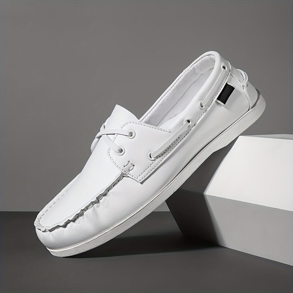 Menns Båtsko Slip-On Fargeblokkert Design Komfortabel og Allsidig 10
