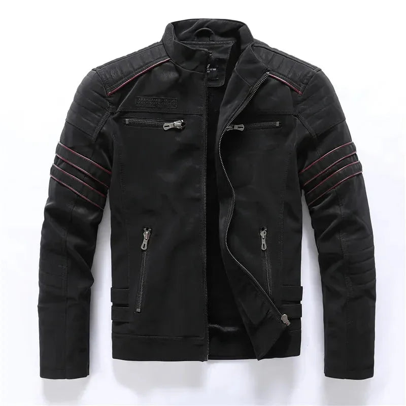 Menns Bikerjakke Torino-stil 6