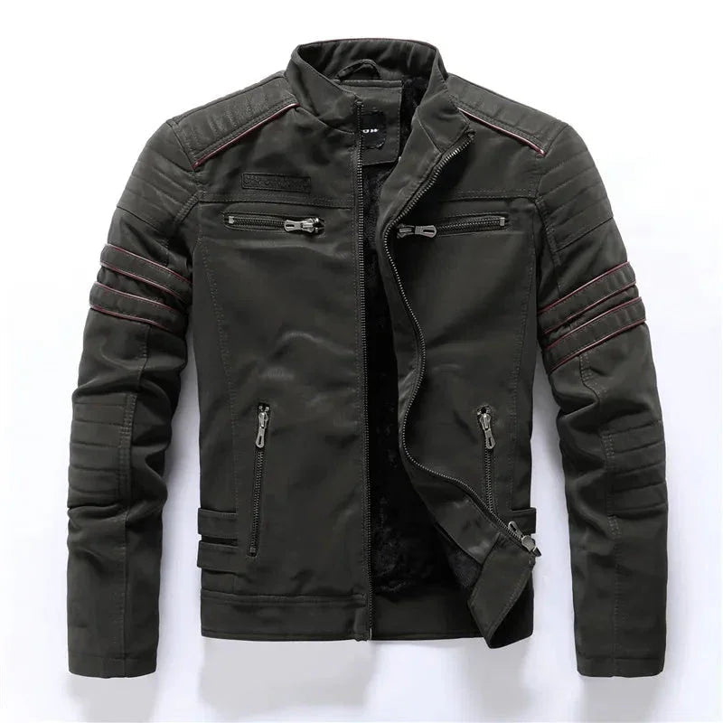 Menns Bikerjakke Torino-stil 7