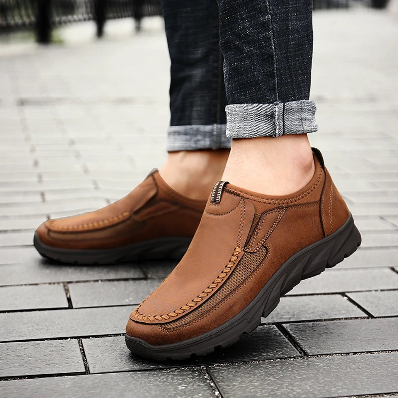 Menns Fritidssko Loafers i Retro Stil 2
