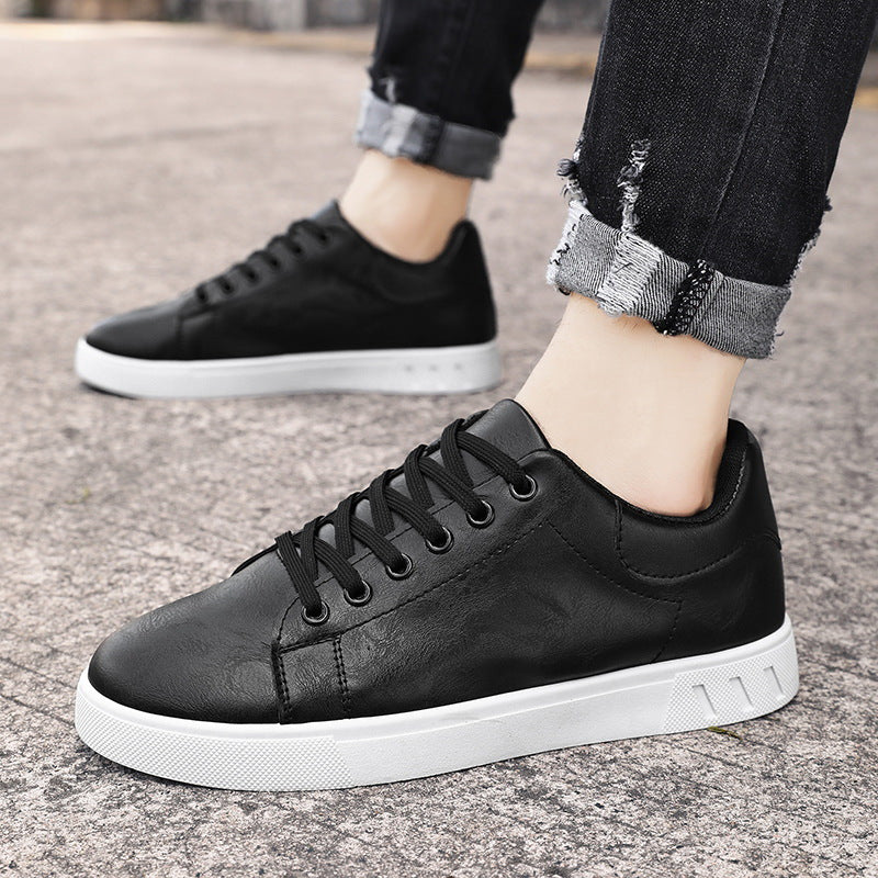 Menns Lav Top Sneakers Med Snøring Moderne Design 1