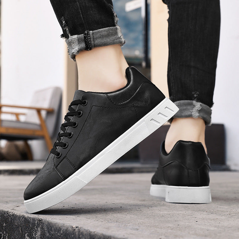 Menns Lav Top Sneakers Med Snøring Moderne Design 2