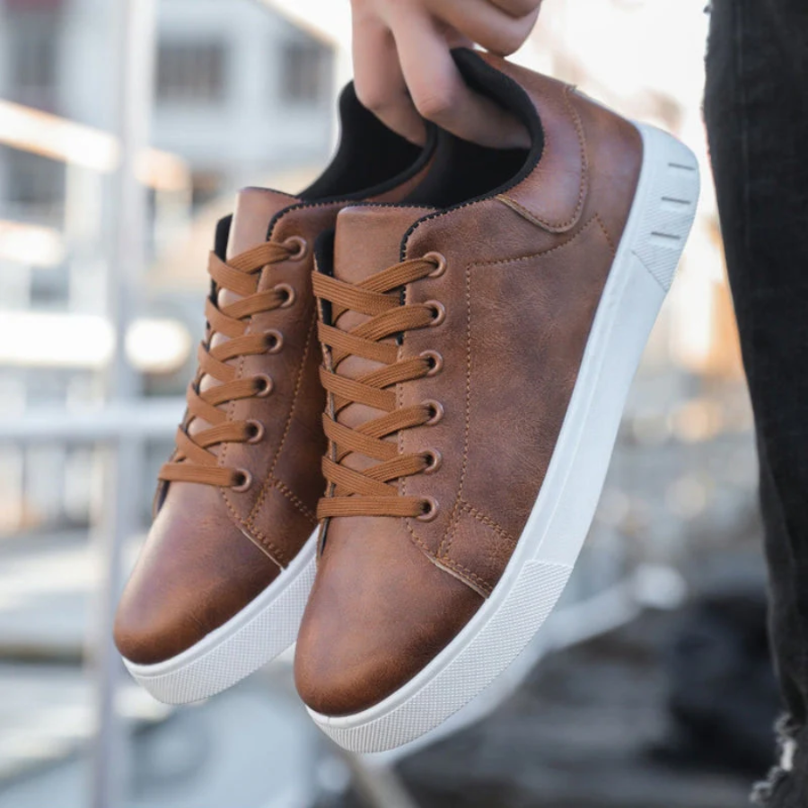 Menns Lavtopp Sneakers med Kontrastsåle 5