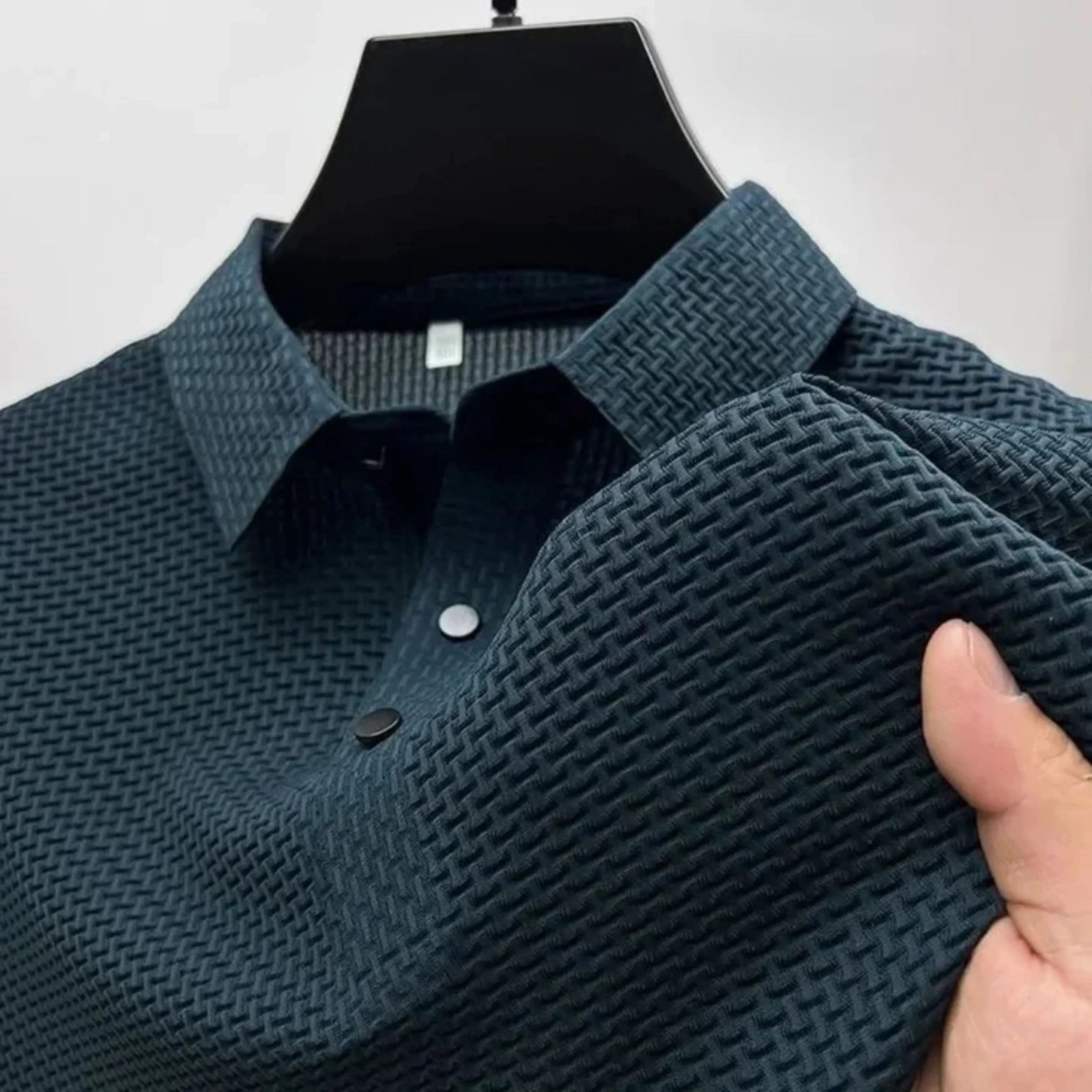 Menns Polo Skjorte Korte Ermer 3