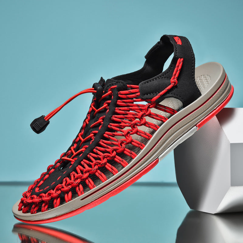Menns Sandaler Mesh Komfort Pustende Design 7