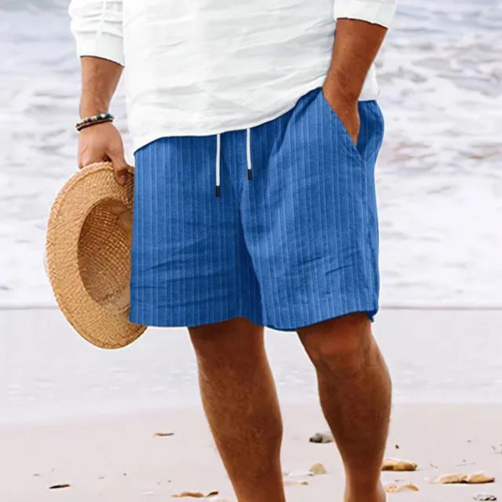 Menns Shorts Lett og Komfortabel 6