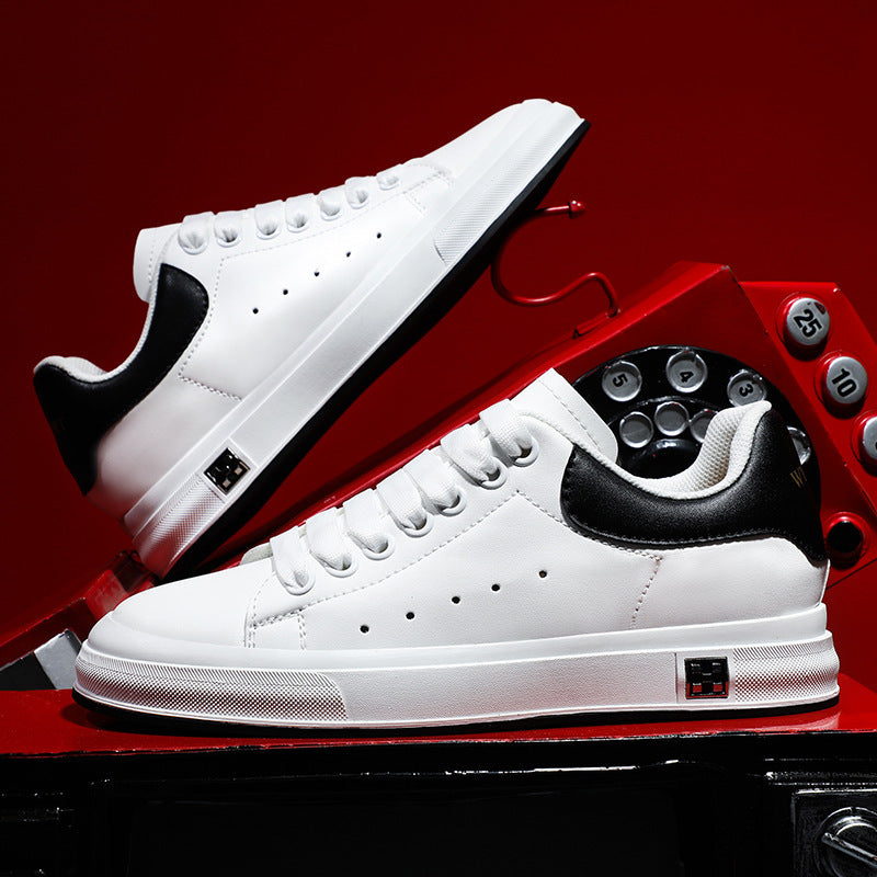 Menns Sneakers Low-Top Minimalistisk Stil 4
