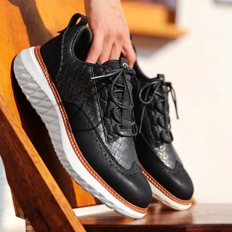 Menns Sneakers Oxford-stil Moderne Design 4