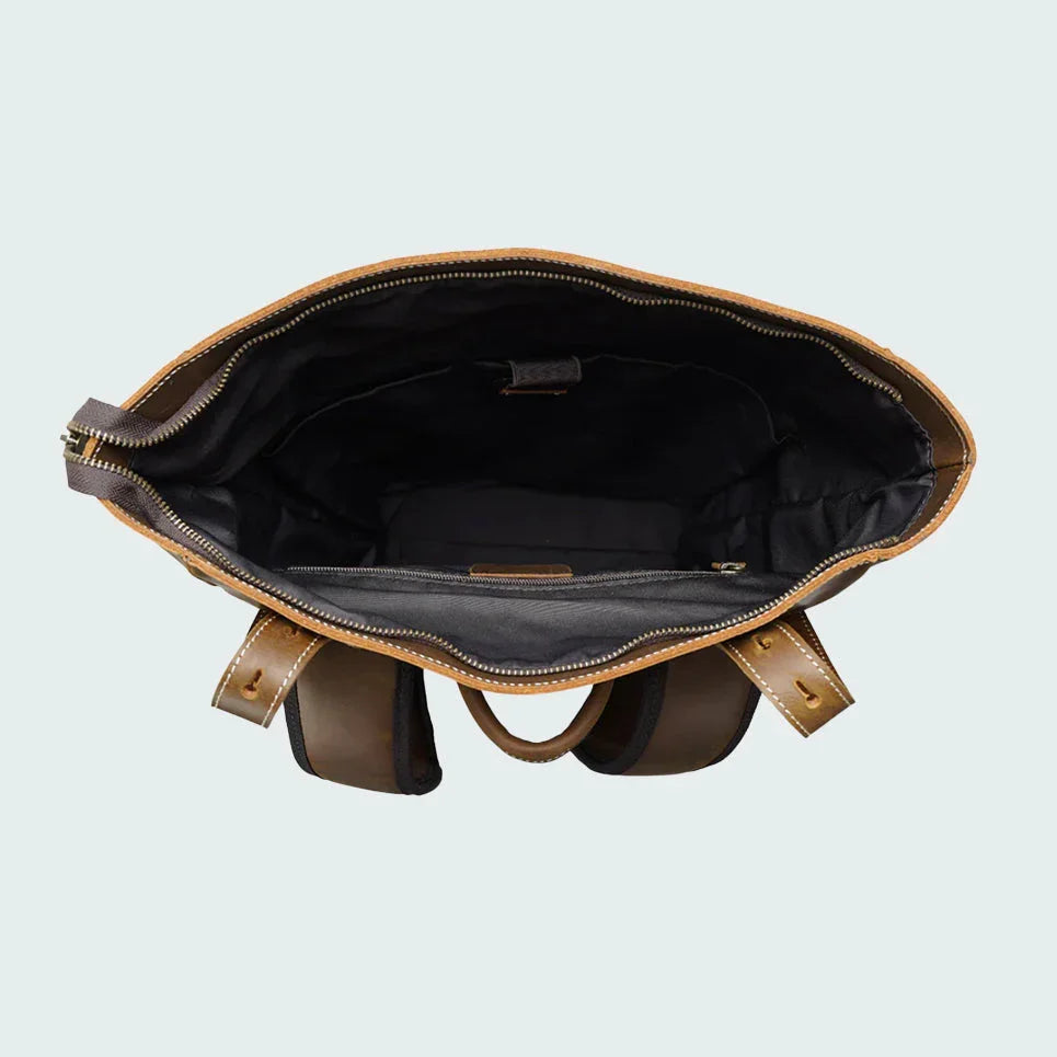 Menns Vintage Ryggsekk Funksjonell Med Ergonomiske Stroppar 6