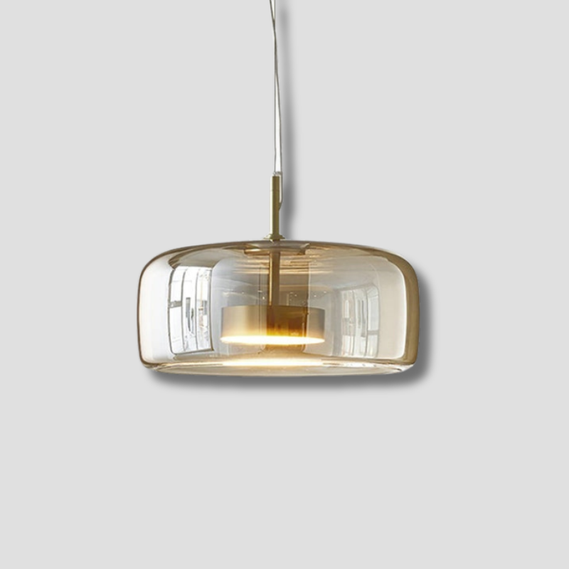 Pendellampe i Retro Stil med Glassdesign 1