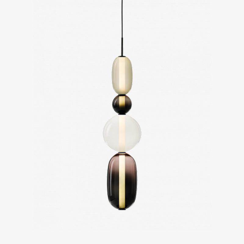 Pendellampe i glass med moderne design 13