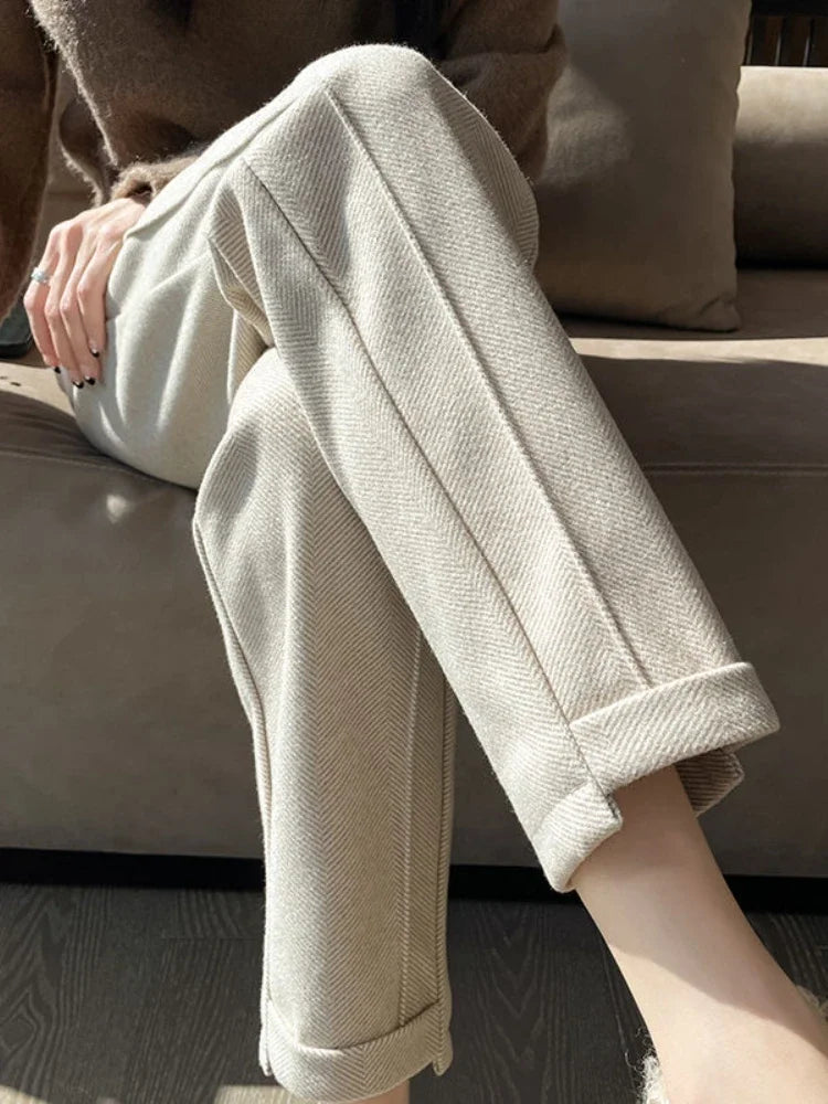 Variant image for Damebukser Elegant Allsidig Polyester Komfortabel Passform-6