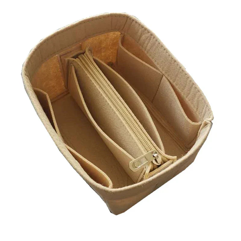 Dame Veske Arrangør Stilig Kunstskinn Med Flere Rom 4