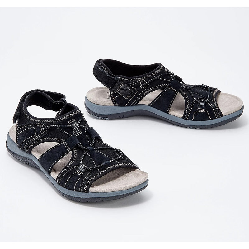 Sandaler med rund åpen tå 6