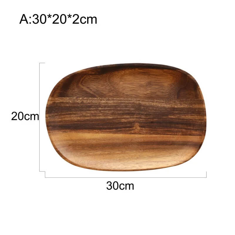 Serveringsbrett Minimalistisk Oval Design for Dekorasjon og Servering 13