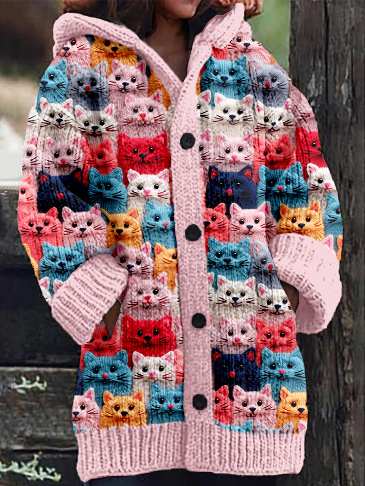 Strikket Cardigan Dame med Moderne Design 6