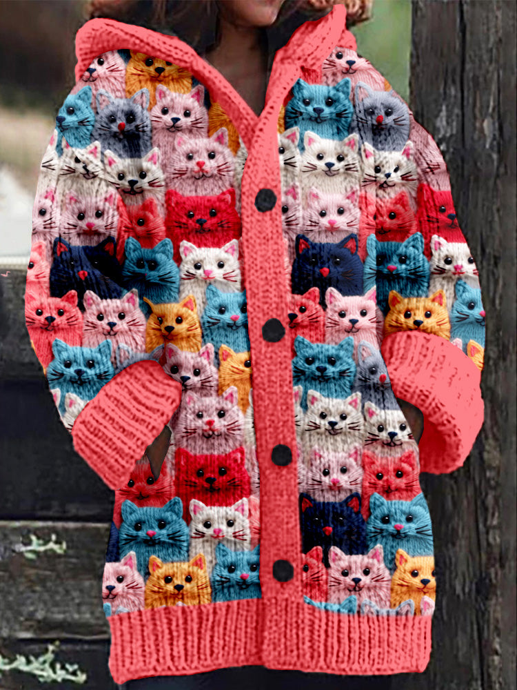 Strikket Cardigan Dame med Moderne Design 7