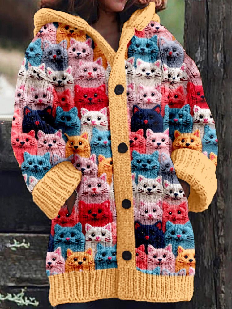 Strikket Cardigan Dame med Moderne Design 8
