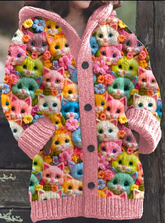 Strikket Cardigan Dame med Moderne Design 9
