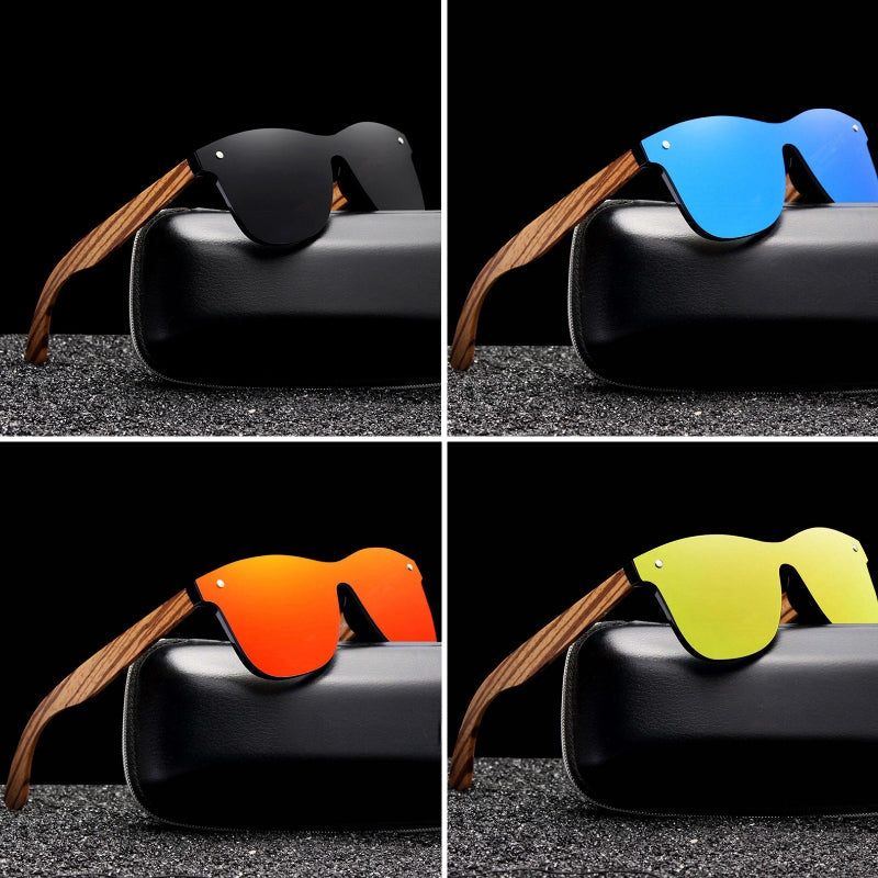 Sunglasses Bergen Zebrano Wood Style 4