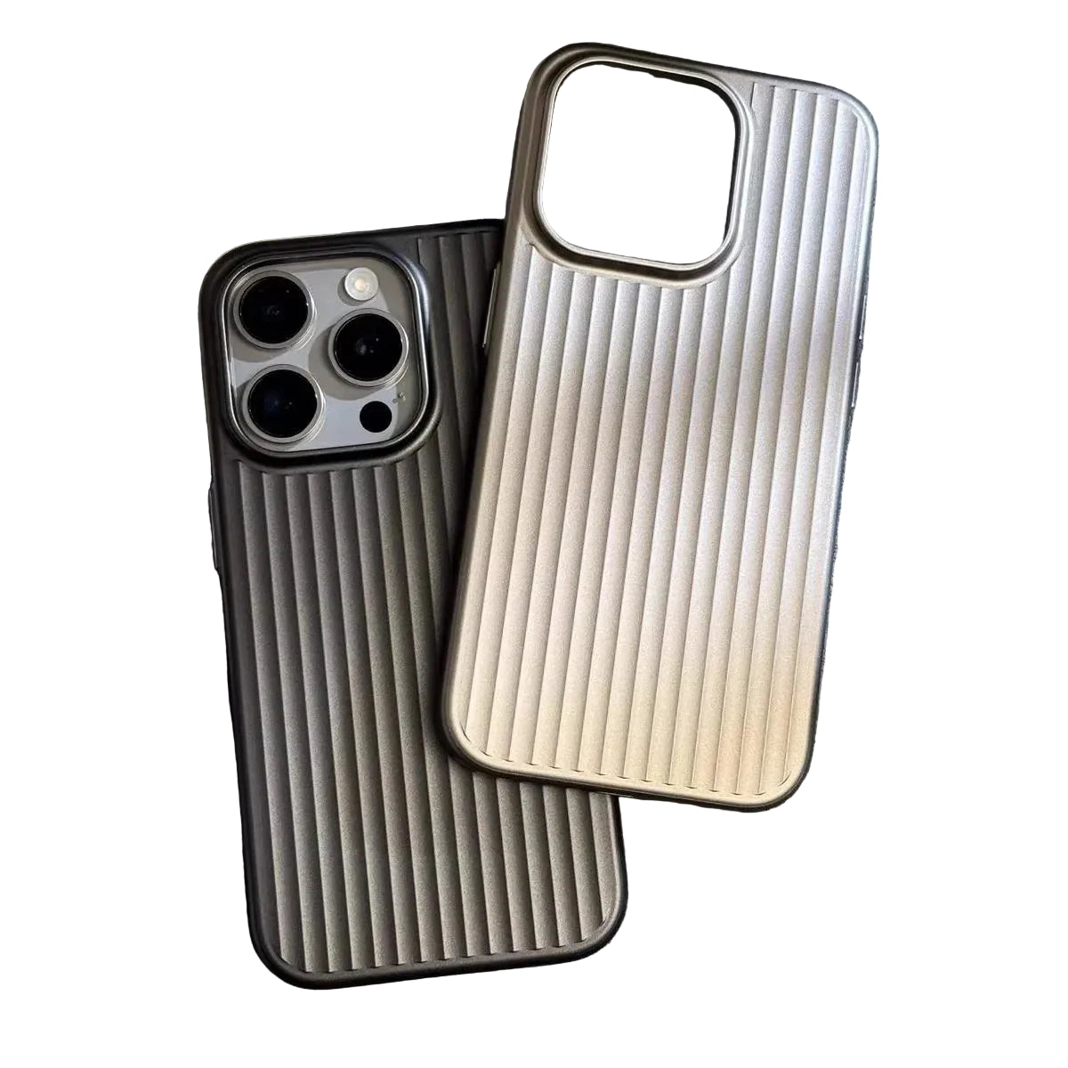 Telefonveske i minimalistisk stil med ribbet tekstur 6