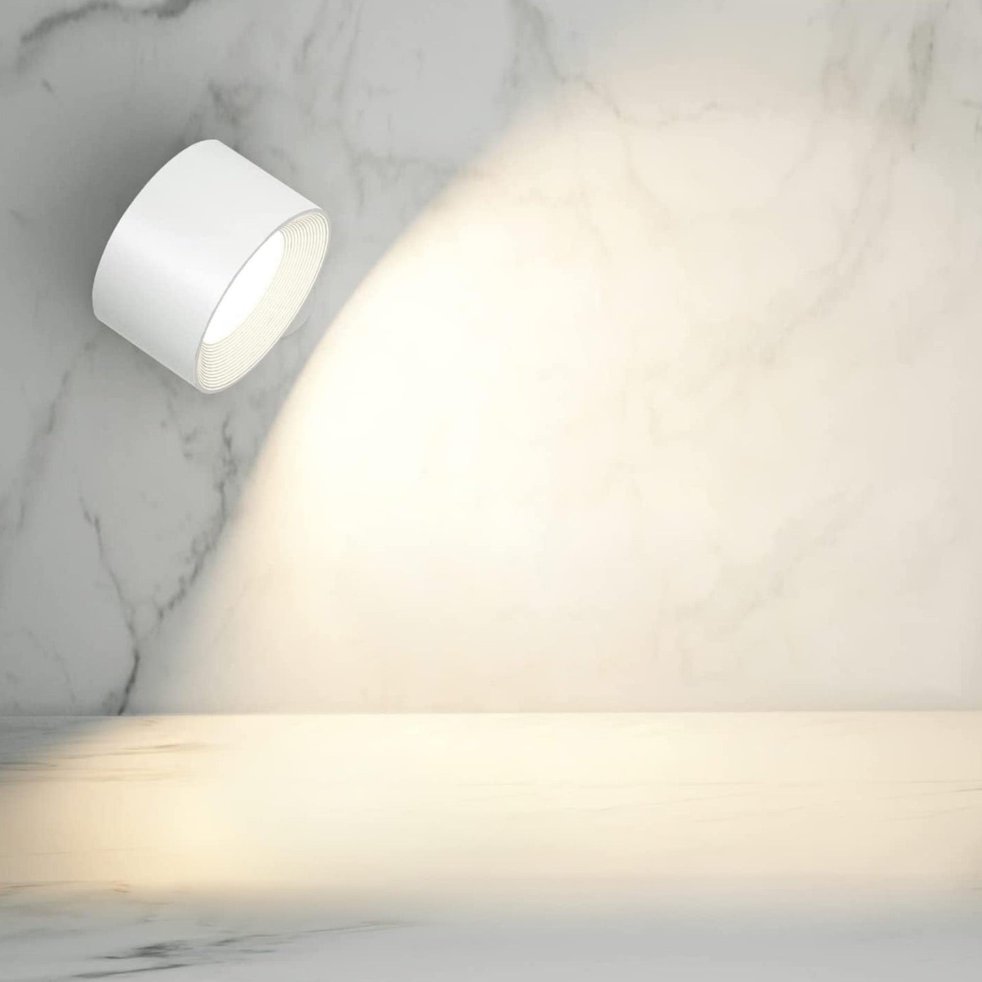 Trådløs Vegglampe for Stue og Soverom - Moderne Leselampe med Magnetisk Festemekanisme 5
