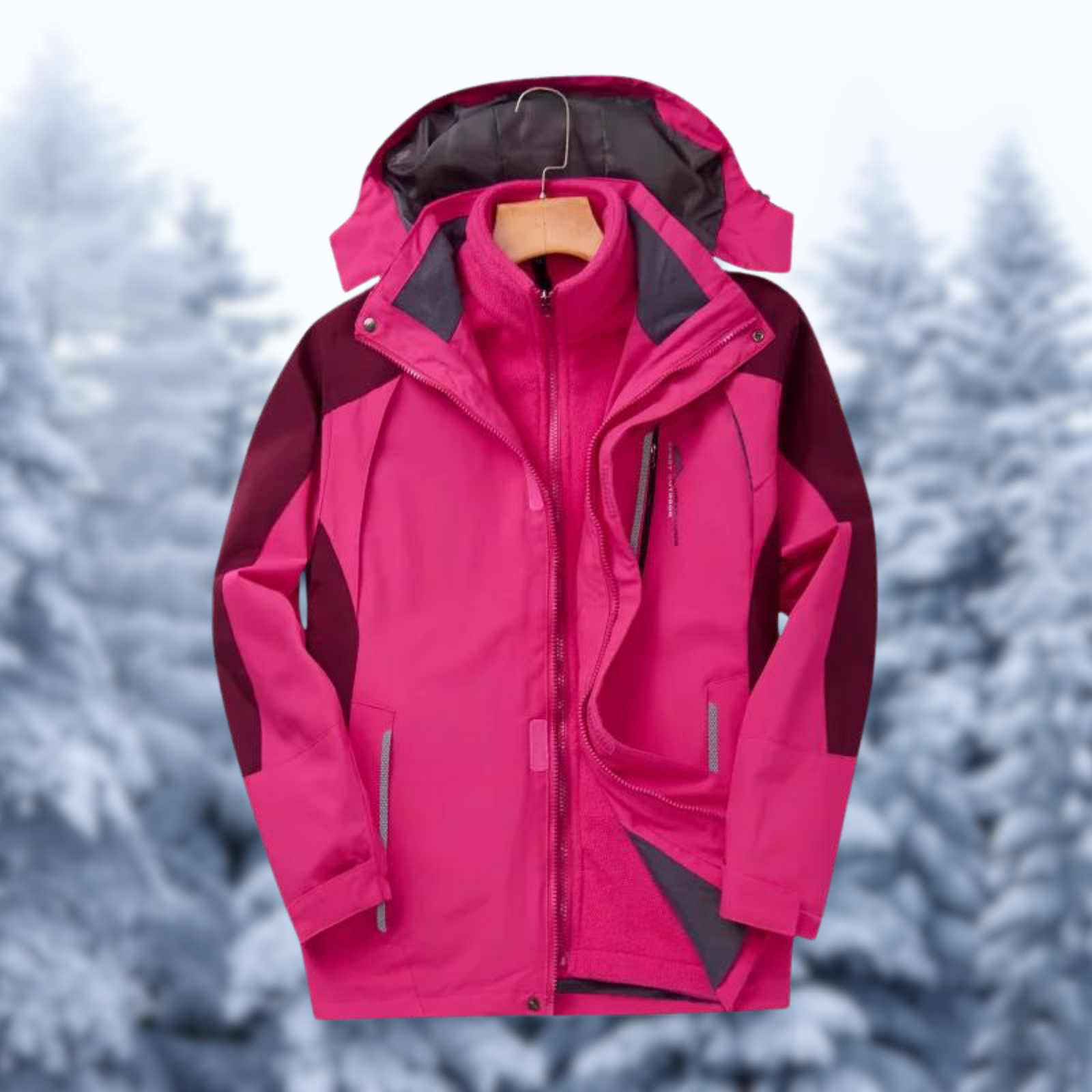 Unisex 3-i-1 Jakke Fasjonabel 2