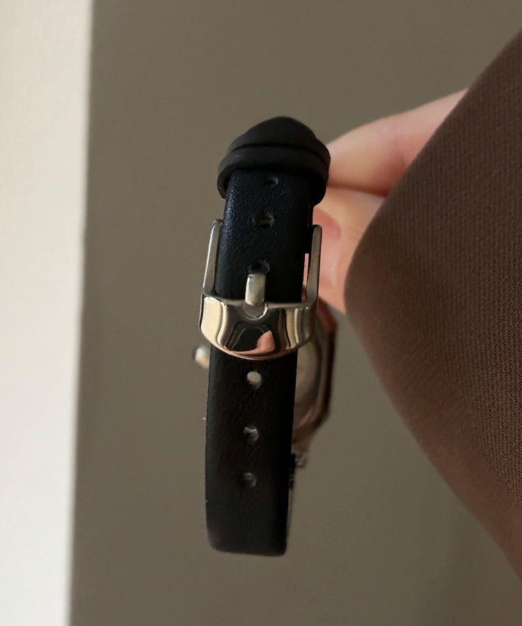 Unisex Armbåndsur Retro Stil Med Firkantet Blomstermotiv 4