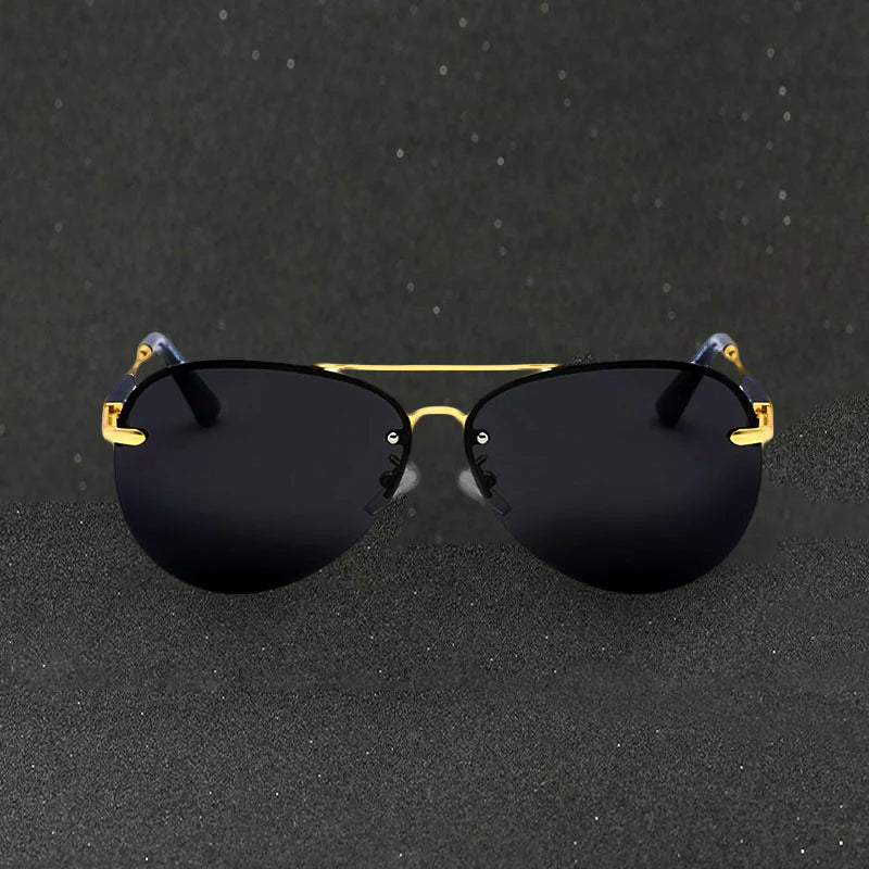Unisex Aviator Solbriller med Dobbeltbro 1