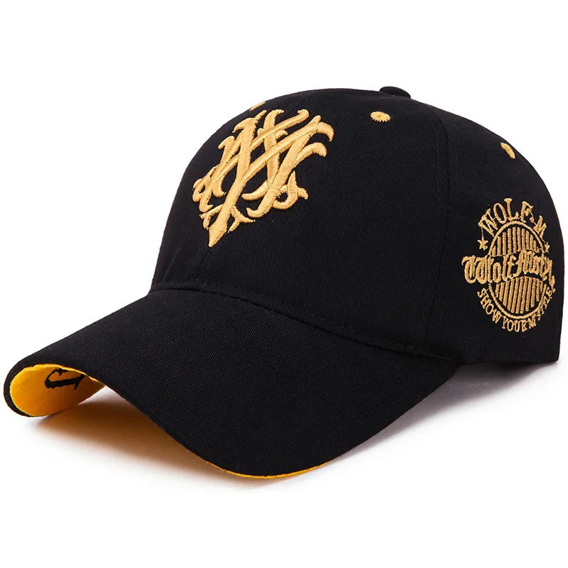 Unisex Justerbar Cap med Ulvesymbol 0