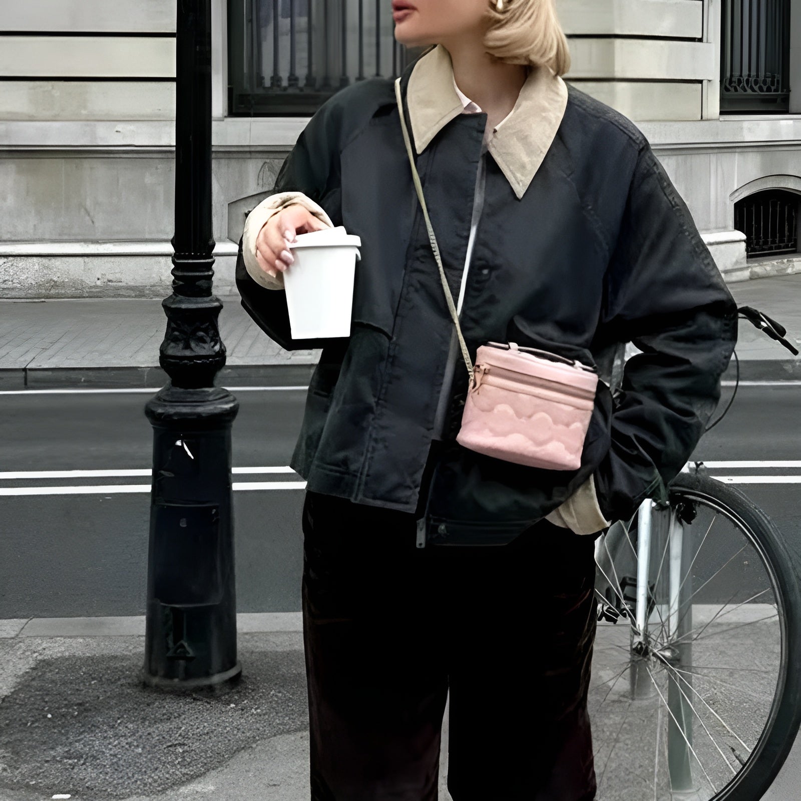 Unisex Oversized Arbeidsjakke Boxy Stil 1