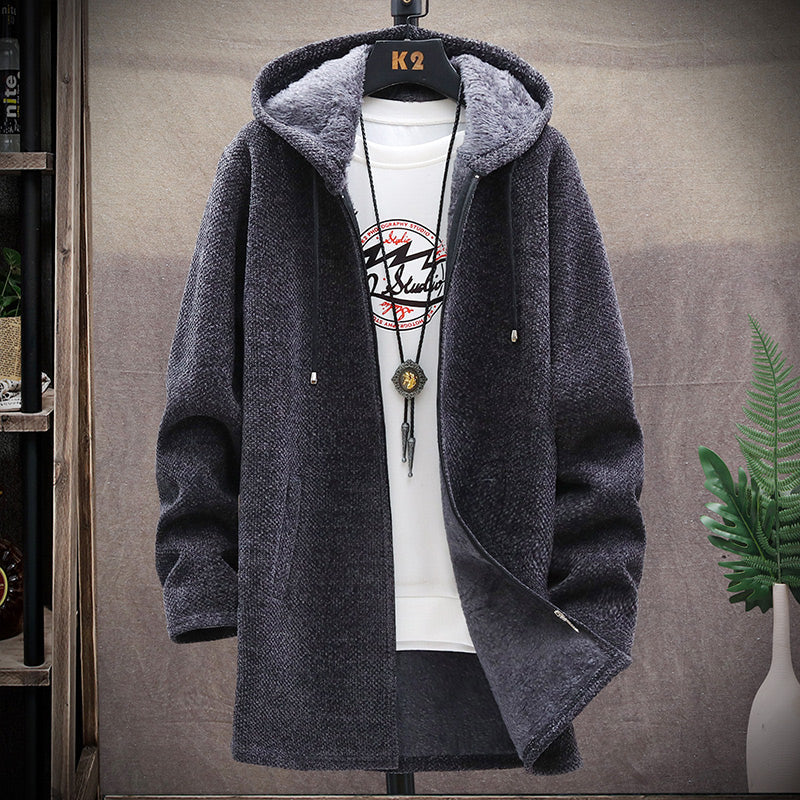 Unisex Oversized Hettegenser med Glidelås 4