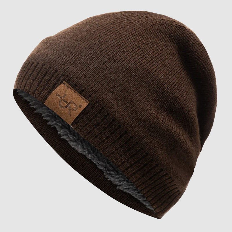 Unisex Ribbestrikket Lue med Fleecefôr 2