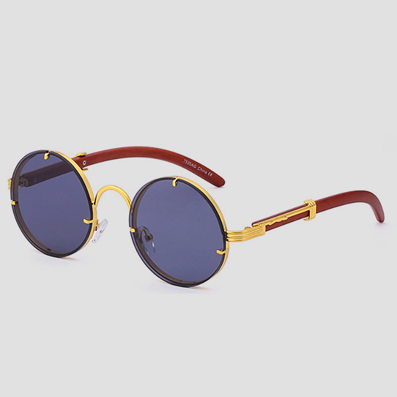 Unisex Runde Solbriller Retro Stil 2