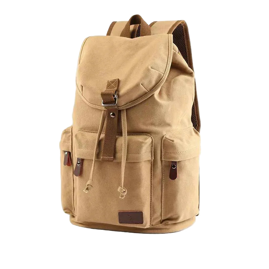 Unisex Ryggsekk med Klaff og Vintage Design 0