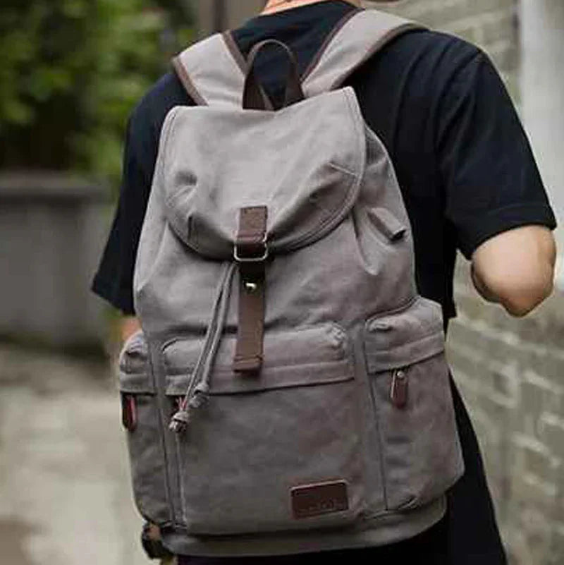 Unisex Ryggsekk med Klaff og Vintage Design 4