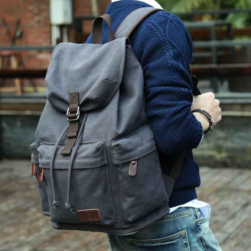 Unisex Ryggsekk med Klaff og Vintage Design 5