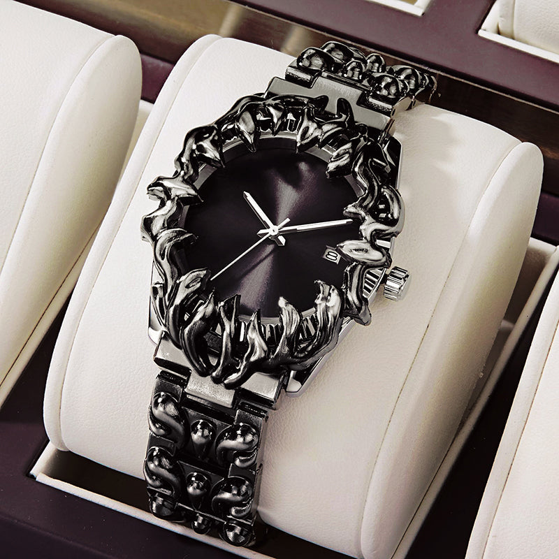 Unisex Statement Klokke Med Skulpturell Design 1