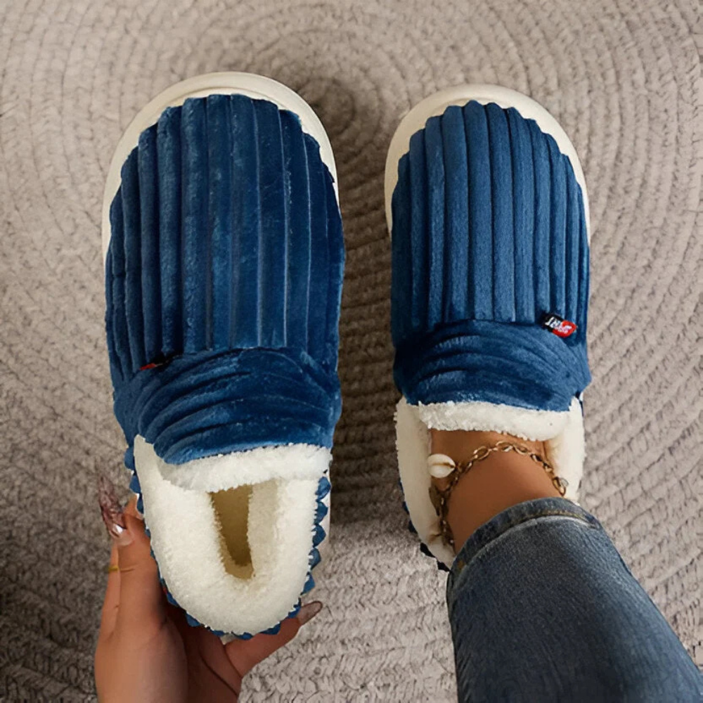 Unisex Tøfler Myk Plysj Antiskli Ergonomisk Design 11