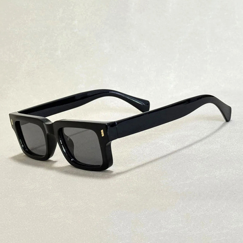 Unisex Vintage Solbriller med Dristig Ramme 2