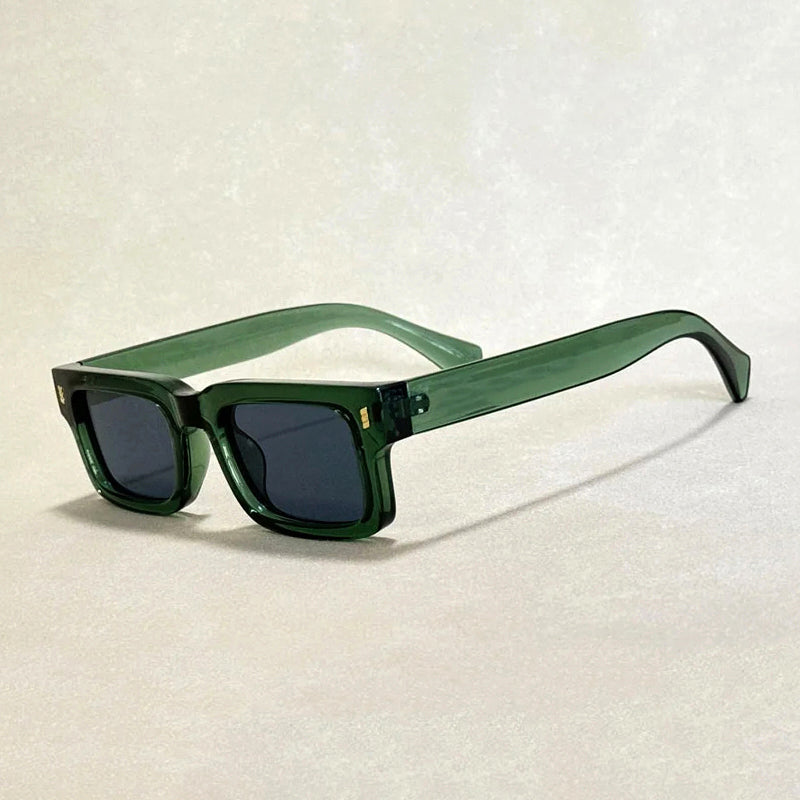 Unisex Vintage Solbriller med Dristig Ramme 3
