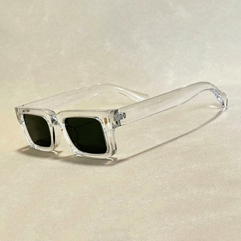 Unisex Vintage Solbriller med Dristig Ramme 5