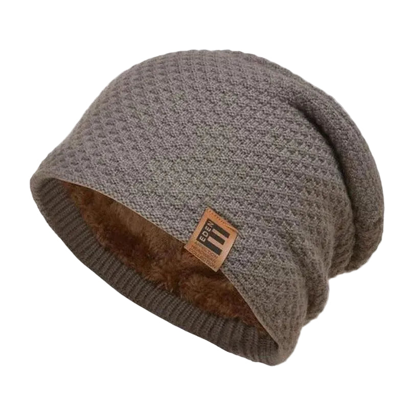 Unisex Vinterlue med Vaffelstrikket Design 0
