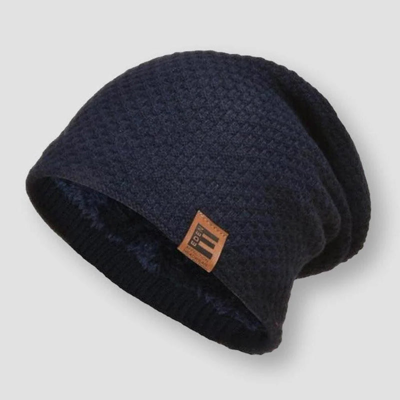 Unisex Vinterlue med Vaffelstrikket Design 2
