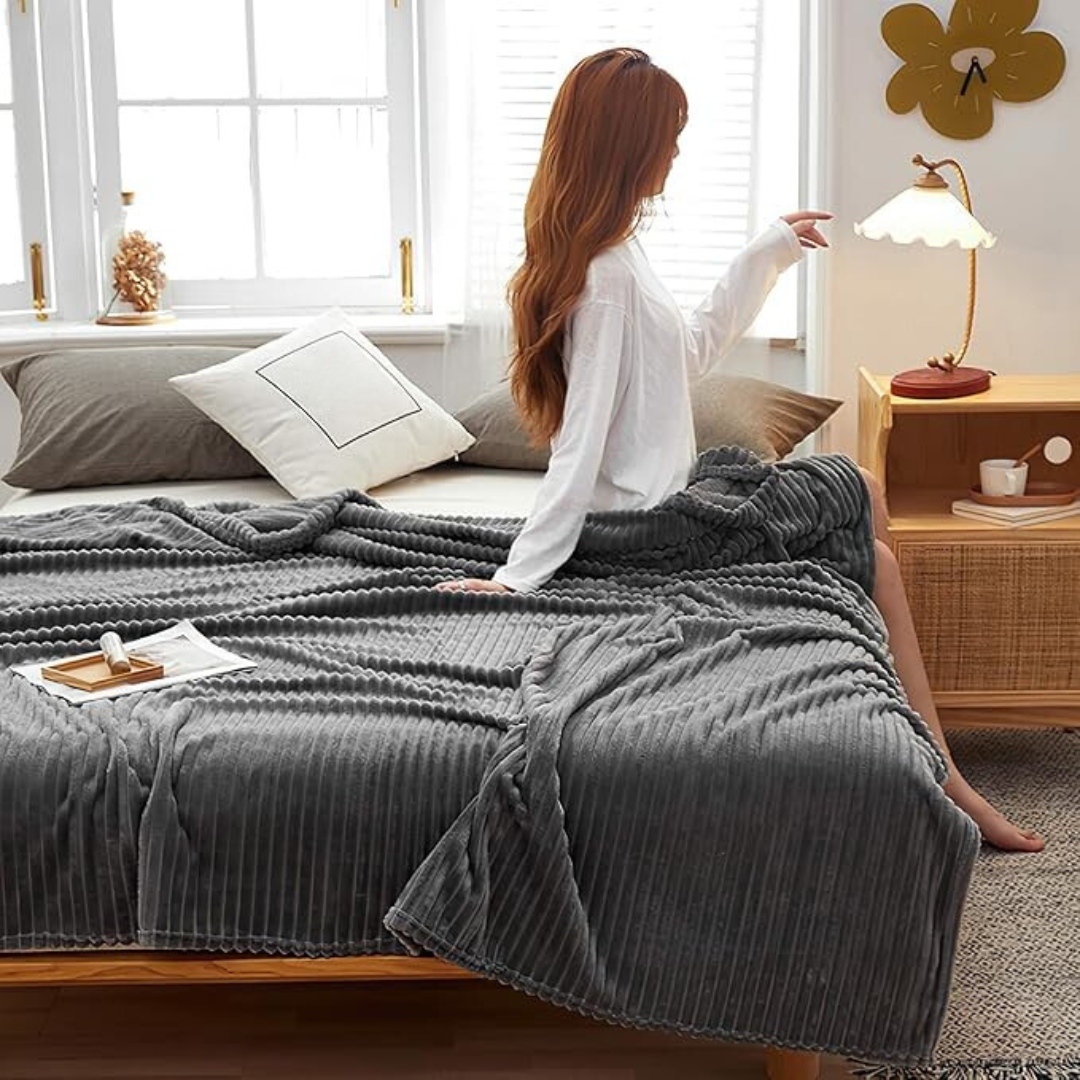 Stripete Flanel Blanket