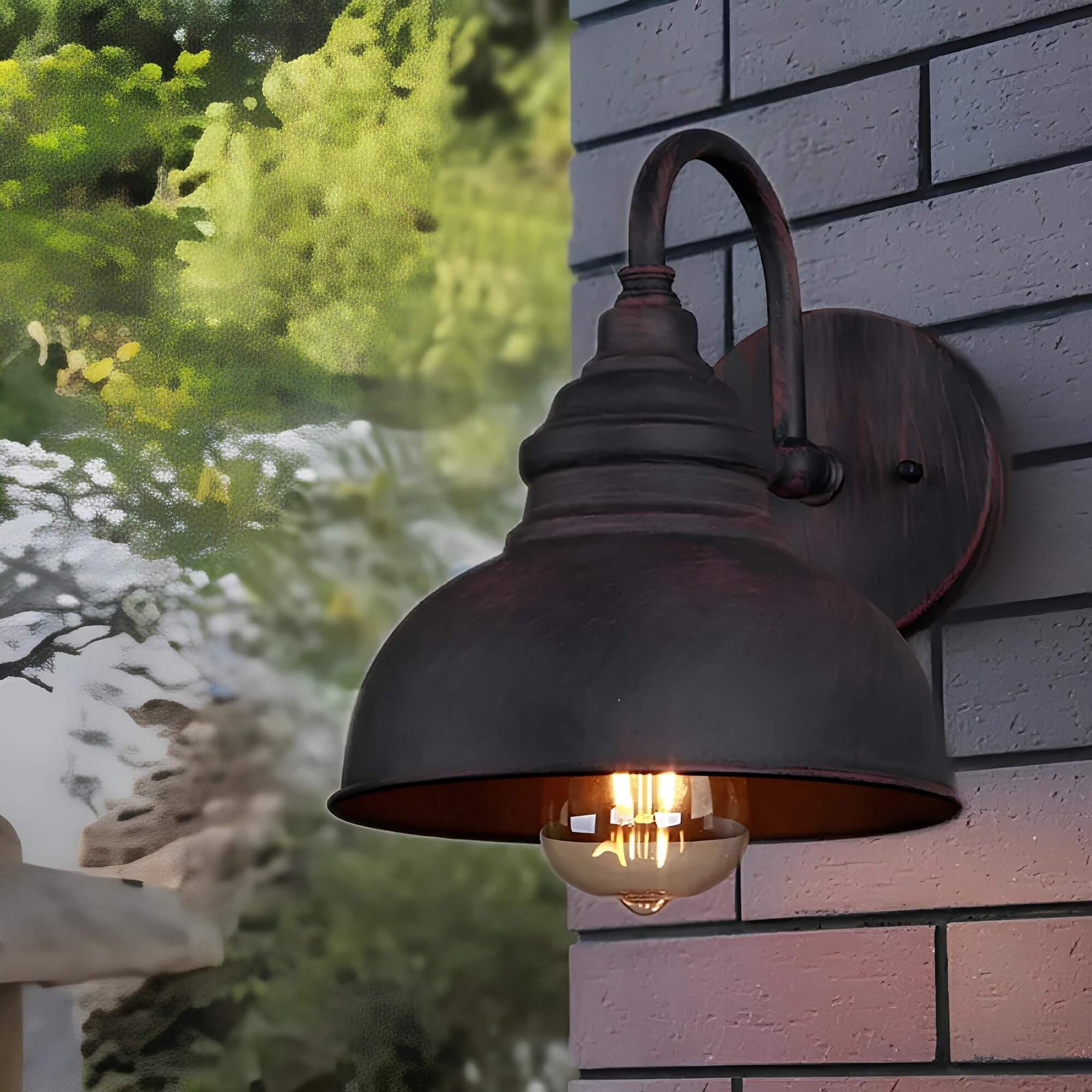Utendørs Vegglampe i Vintage Stil 0