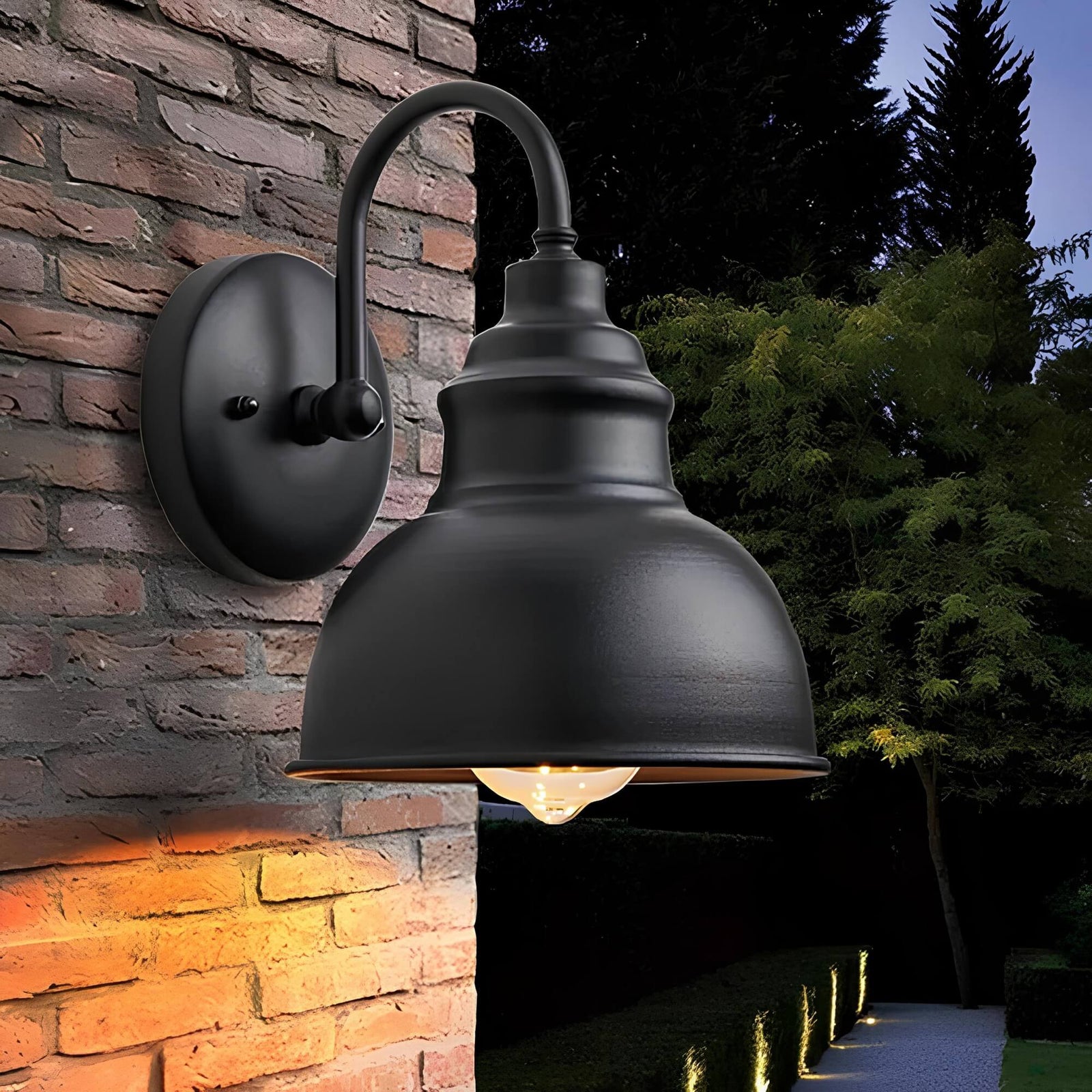 Utendørs Vegglampe i Vintage Stil 3