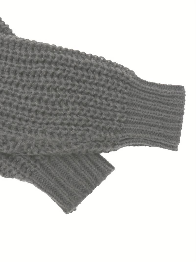 Cardigan Jakke Herre Tidløs Strikket Materiale