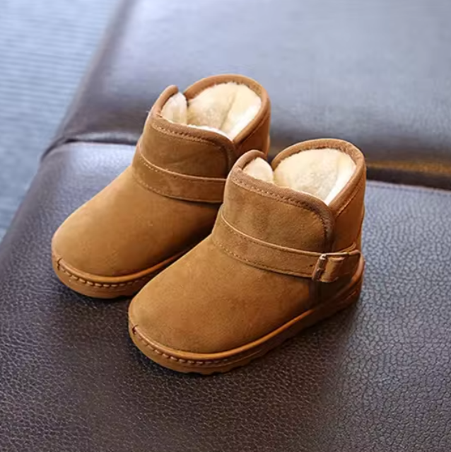 Snøstøvler i bomull til barn